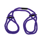 Merci Restrain 6mm Hemp Wrist or Ankle Cuffs Violet