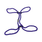 Merci Restrain 6mm Hemp Wrist or Ankle Cuffs Violet