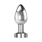 Gender X Rockin'' Metal Plug XL Rechargeable Vibrating Anal Plug Aluminum Silver