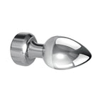 Gender X Rockin'' Metal Plug XL Rechargeable Vibrating Anal Plug Aluminum Silver