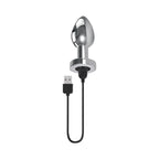 Gender X Rockin'' Metal Plug XL Rechargeable Vibrating Anal Plug Aluminum Silver