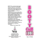 Booty Call Water-Based Lubricant 4 oz.