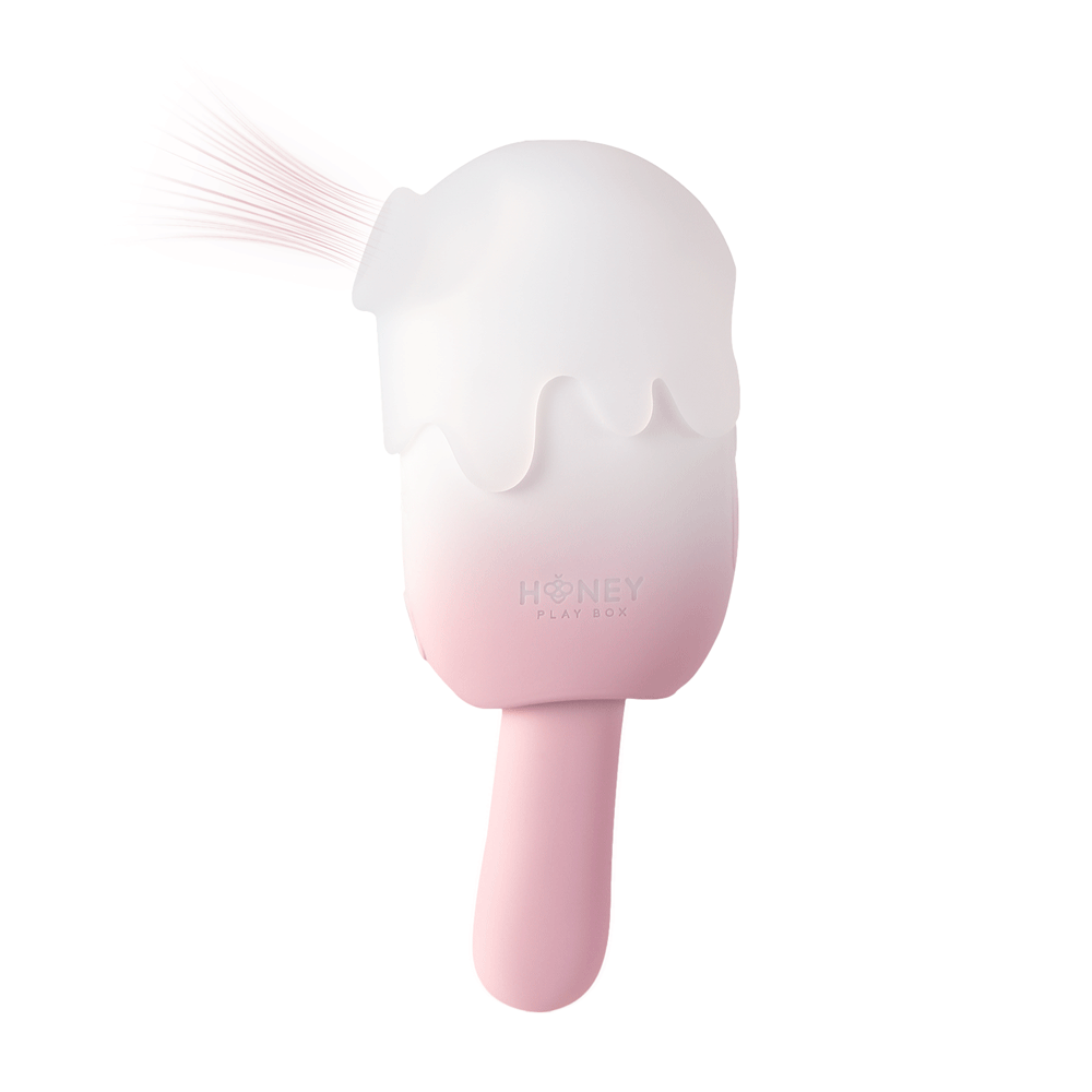 Honey Play Box Bite Me Sucking Tapping & Vibrating Cream Pop Stimulator