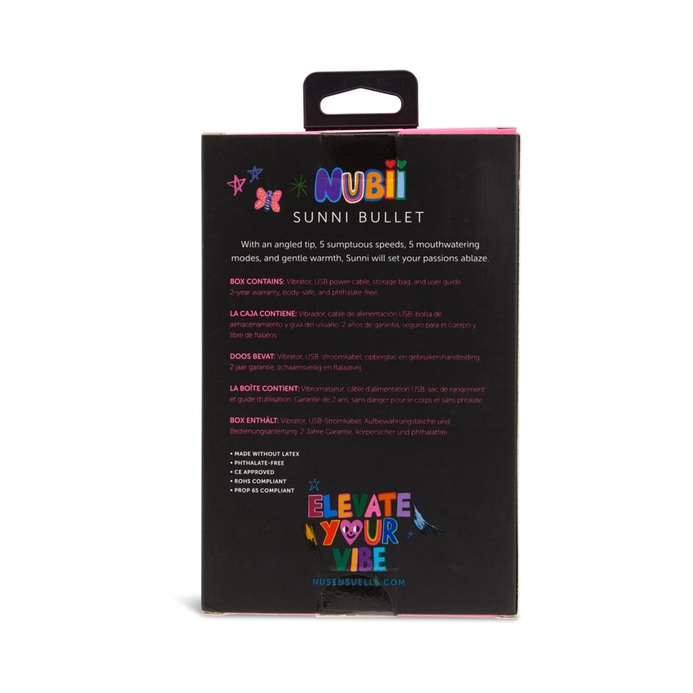 Nu Sensuelle Sunni Nubii Warming Bullet Pink