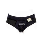 SpareParts Tomboi Cover Brief Style Underwear Harness Nylon Black/Black XL