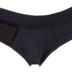 SpareParts Tomboi Cover Brief Style Underwear Harness Nylon Black/Black 2XL