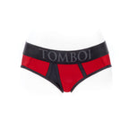 SpareParts Tomboi Cover Brief Style Underwear Harness Nylon Red/Black S