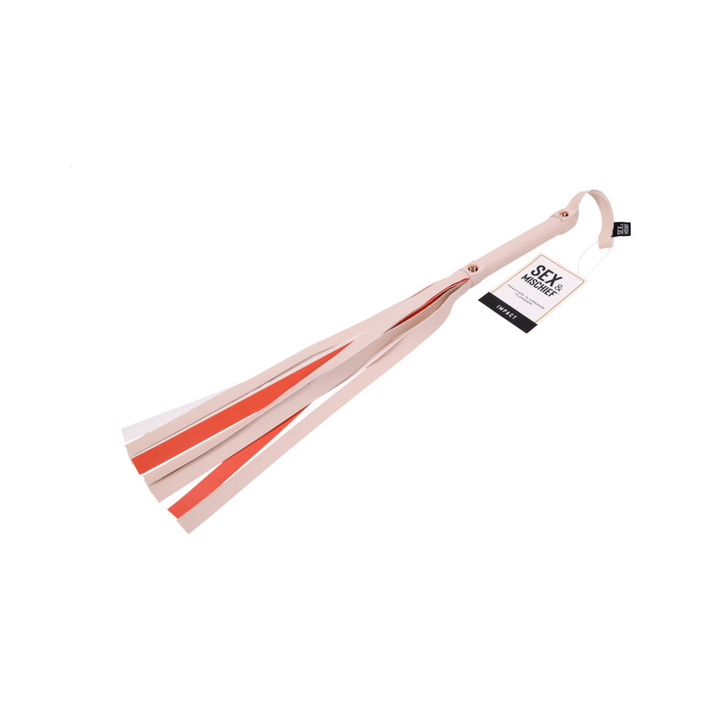 Sportsheets Sex & Mischief Peaches ''n CreaMe Stripe Flogger
