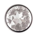 Adam & Eve Clear Gem Anal Plug Large