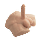 SILEX-D Apollo S Torso with 7 in. Liquid Silicone Model 2 Dildo Vanilla