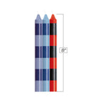 The 9''s Make Me Melt Sensual Warm Drip Candles 3pk Stripes Passionettes