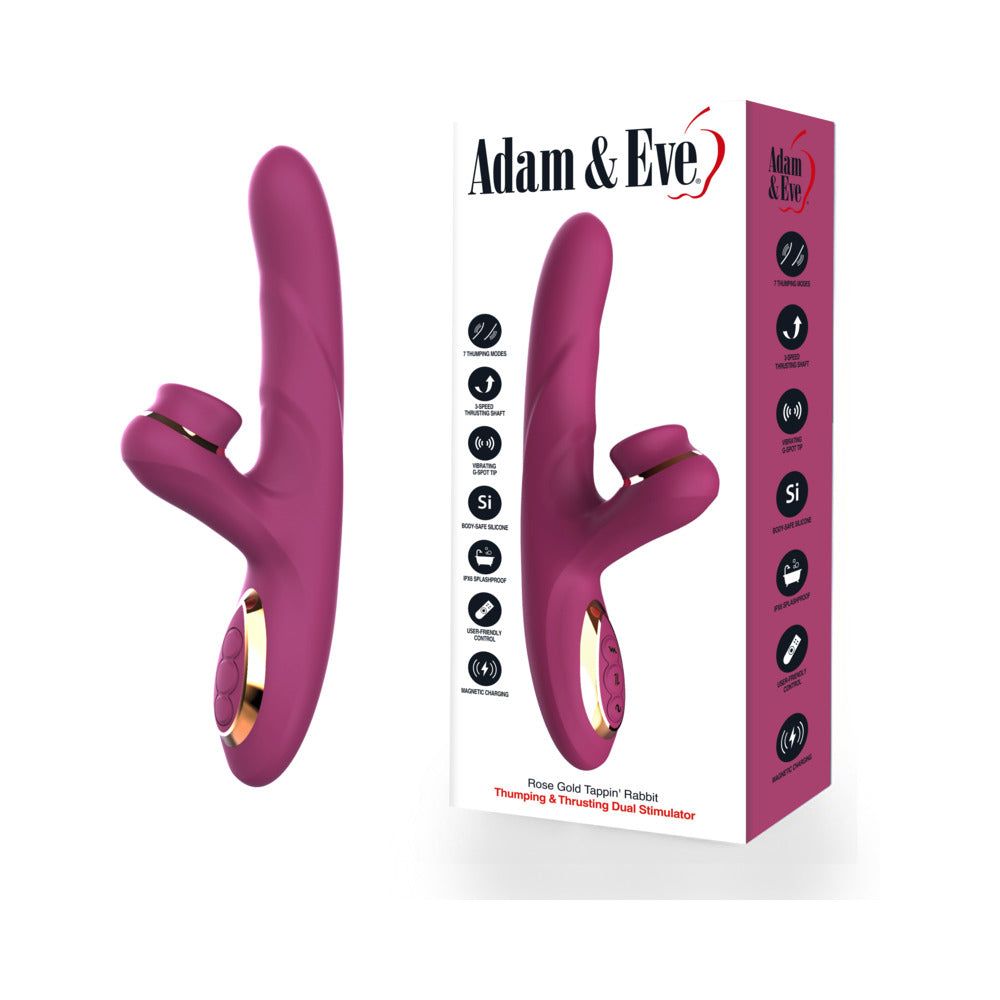 Adam & Eve Rose Gold Tappin'' Rabbit