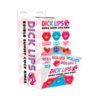 Dicklips Gummy Cock Rings (Singles) 3 Assorted Flavors 21pcs/Display