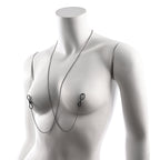 Sportsheets Sex & Mischief Ex''s & Oh''s Body Jewelry with Nipple Ties