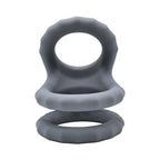 Adam & Eve Adam''s Ridged Triple Cage (Bag Packaging)