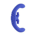 Evolved Lovebirds Rechargeable Silicone Remote-Controlled Dual-Ended Vibrator Blue