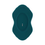 Playboy Have A Seat Rechargeable Silicone Remote-Controlled Vibrating Grind Pad Deep Teal