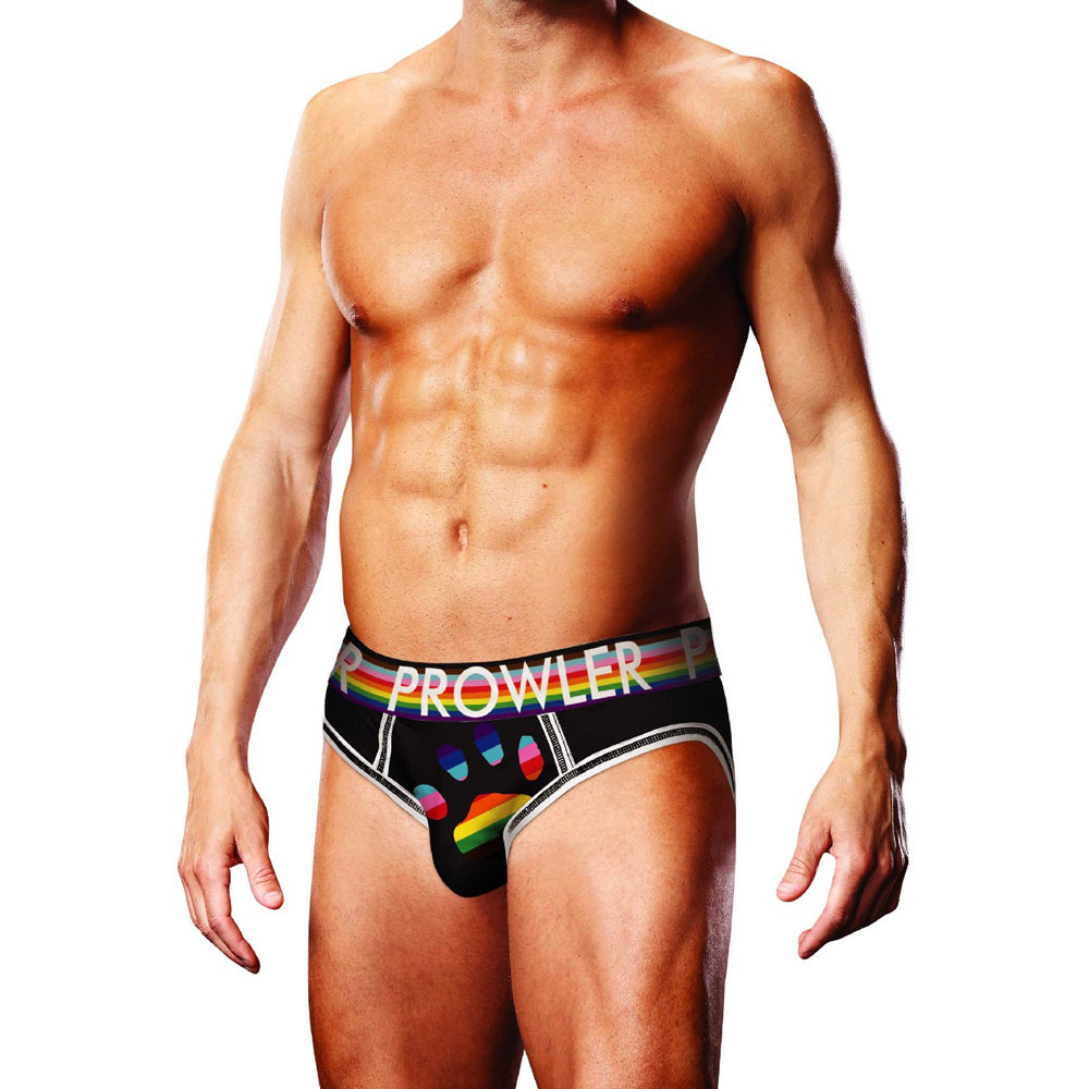 Prowler Oversized Paw Open Brief Black XL