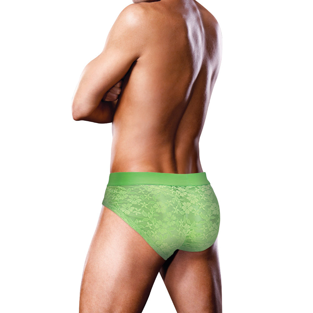Prowler Lace Brief Neon Green 2XL