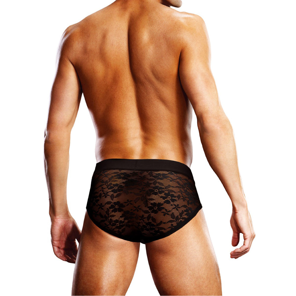 Prowler Lace Brief Black Black L