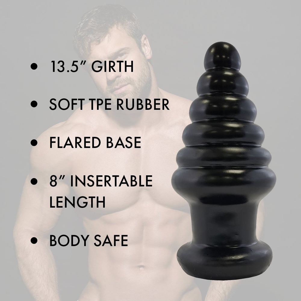 Prowler RED Twisted Tease Anal Plug Black