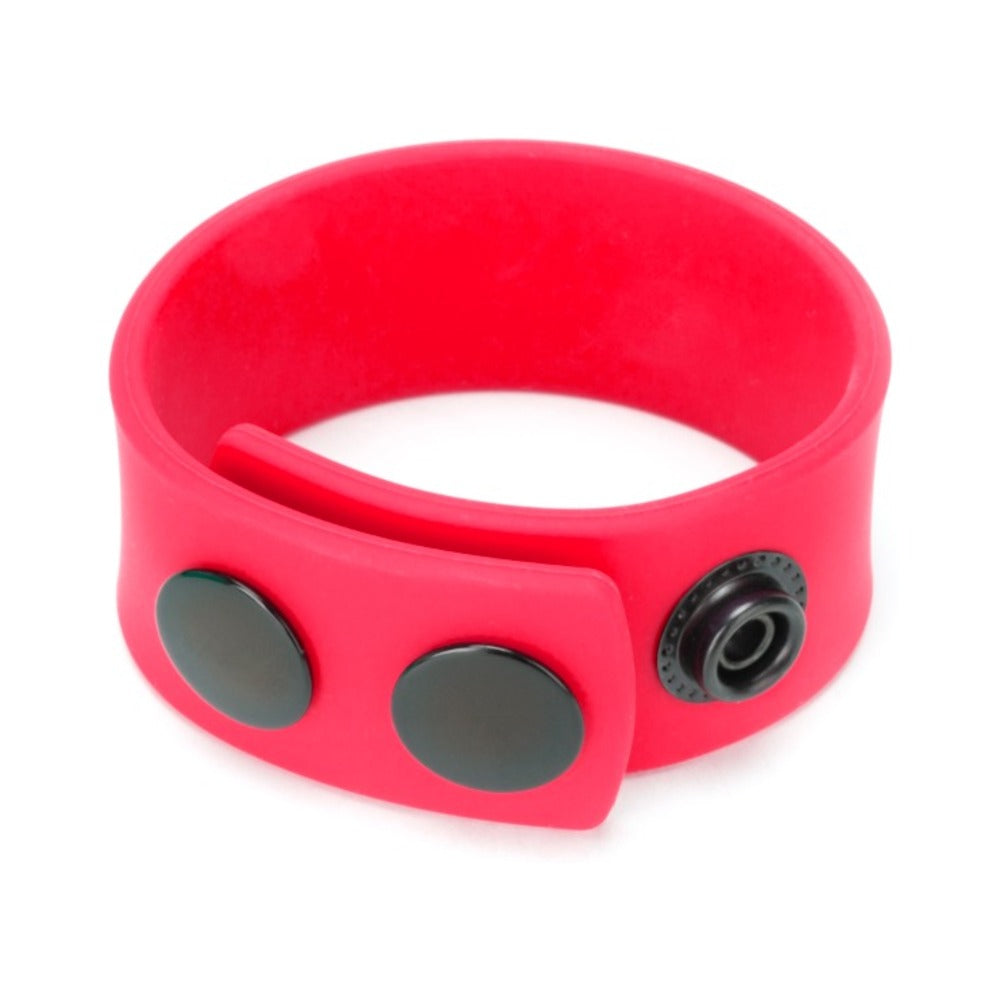 Prowler RED Silicone Cock Strap Red