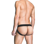 Prowler RED Wetlook Assless Jock Strap Black L