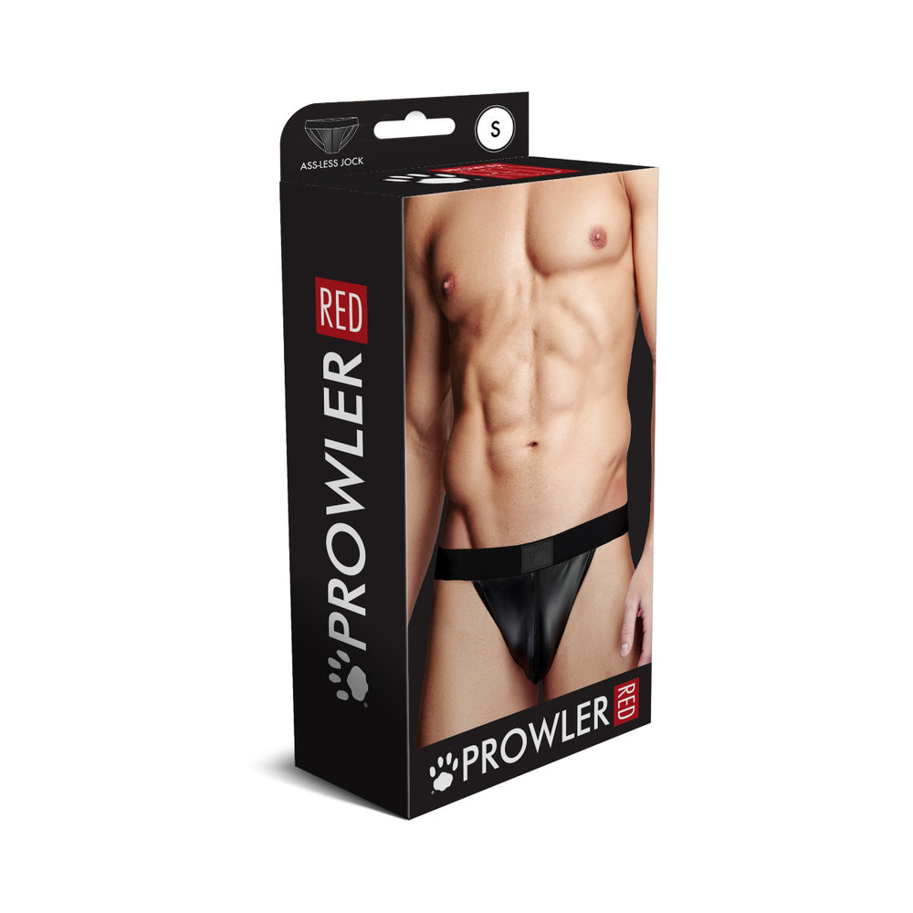 Prowler RED Wetlook Assless Jock Strap Black S
