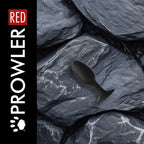 Prowler RED Weighted Butt Plug Black Medium