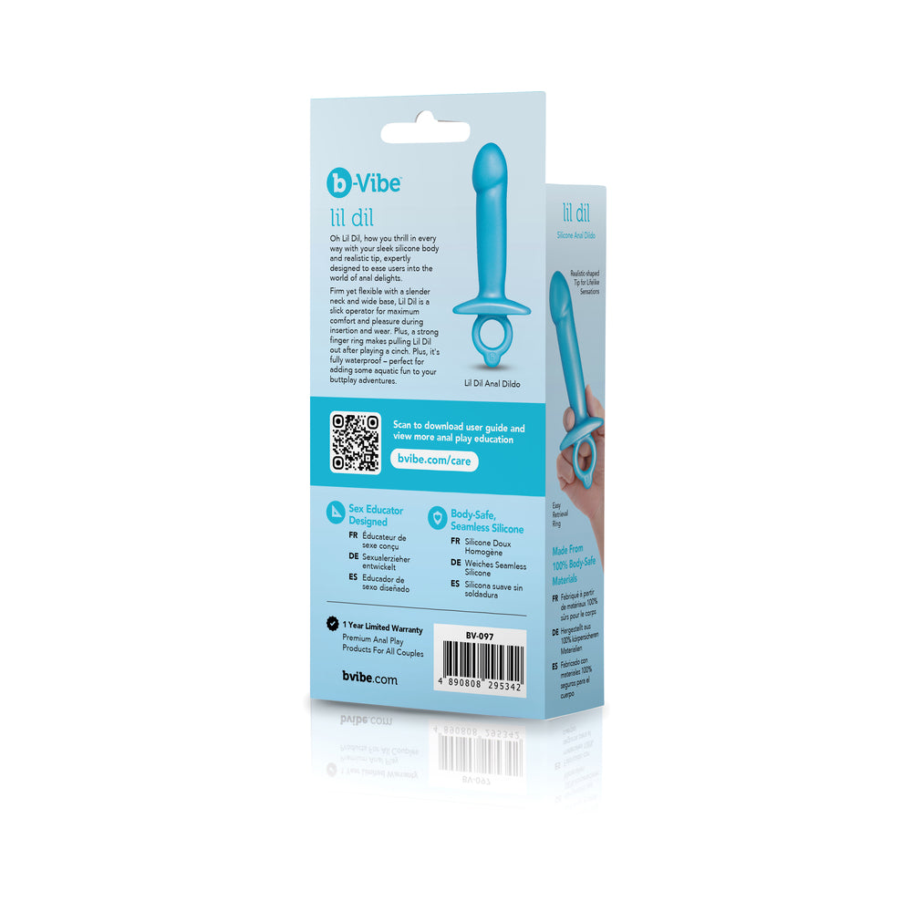 b-Vibe Butties Lil Dil Silicone Anal Dildo