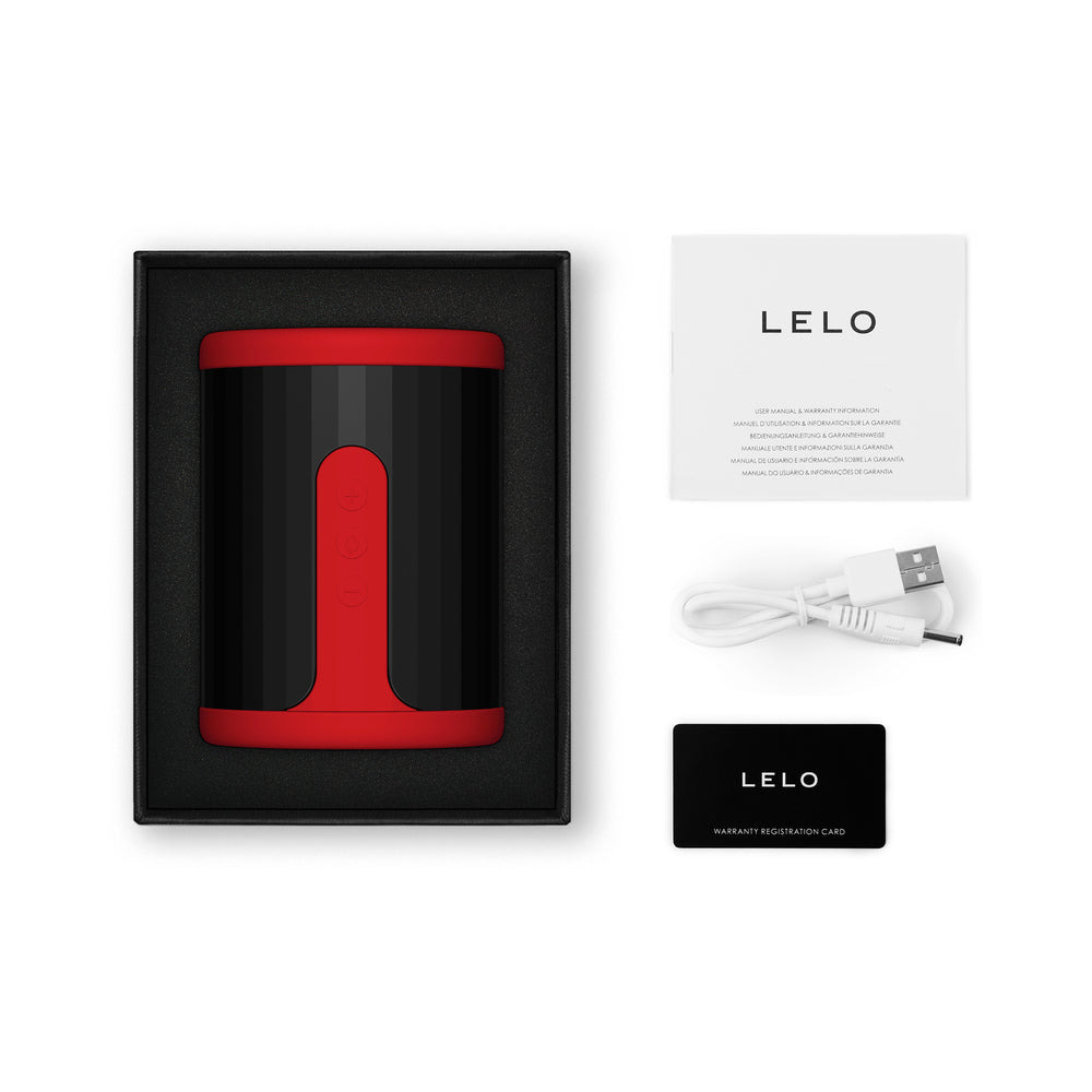 LELO F2S Massager & Stroker Red