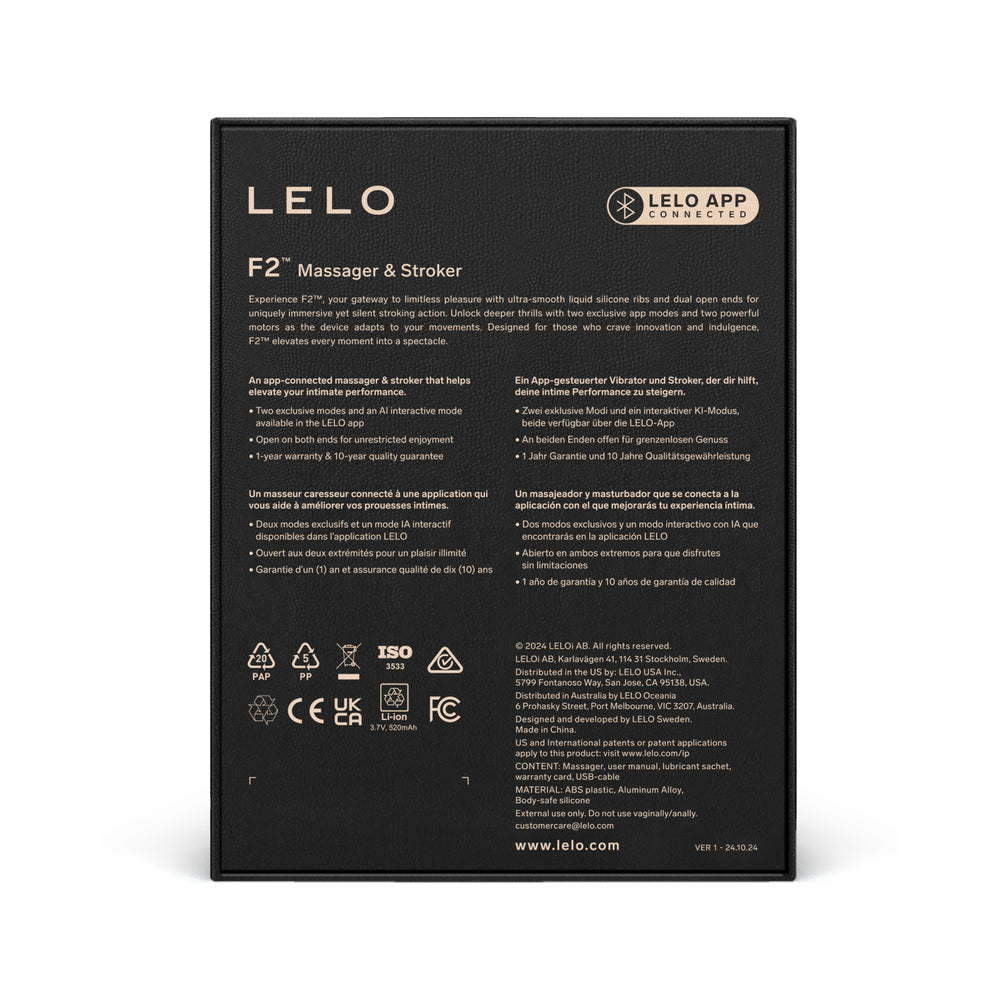 LELO F2S Massager & Stroker Teal
