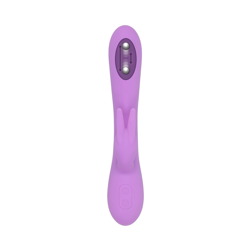 Evolved Bead The Way Rechargeable Dual Stimulator Silicone Pink