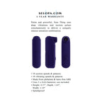 Selopa Sure Thing AAA Battery Vibrating Suction Silicone Purple