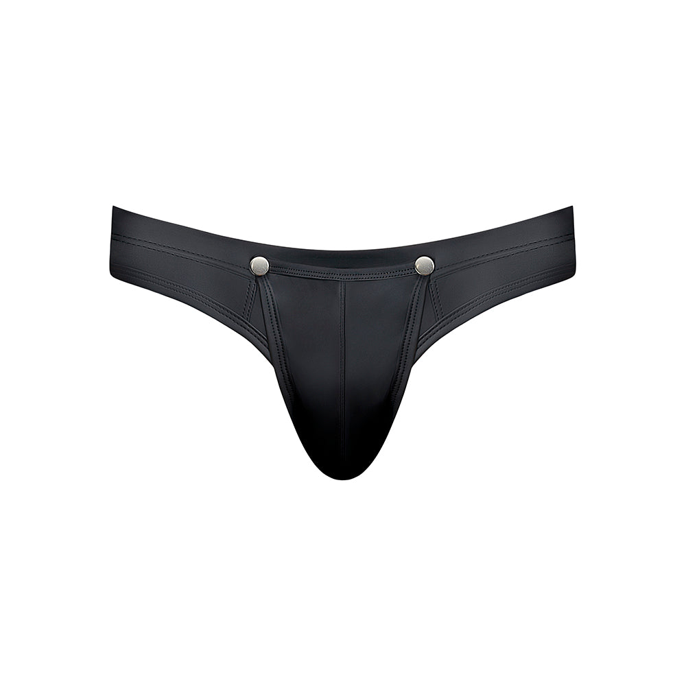 Male Power Oh Snap! Snap off Thong Black L/XL