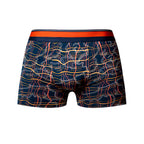 Male Power Soo Cumfy Boxer Brief Navy/Orange M