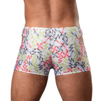 Male Power Cut It Out! Cutout Mini Short Red/Black L