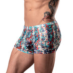 Male Power Your Lace Or Mine Pouch Short Geometric M