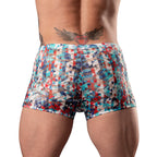 Male Power Your Lace Or Mine Pouch Short Geometric L