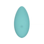 Spectrum Essentials Rechargeable Silicone Compact External Vibrator Blue