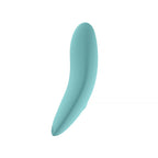 Spectrum Essentials Rechargeable Silicone Compact External Vibrator Blue