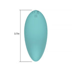 Spectrum Essentials Rechargeable Silicone Compact External Vibrator Blue