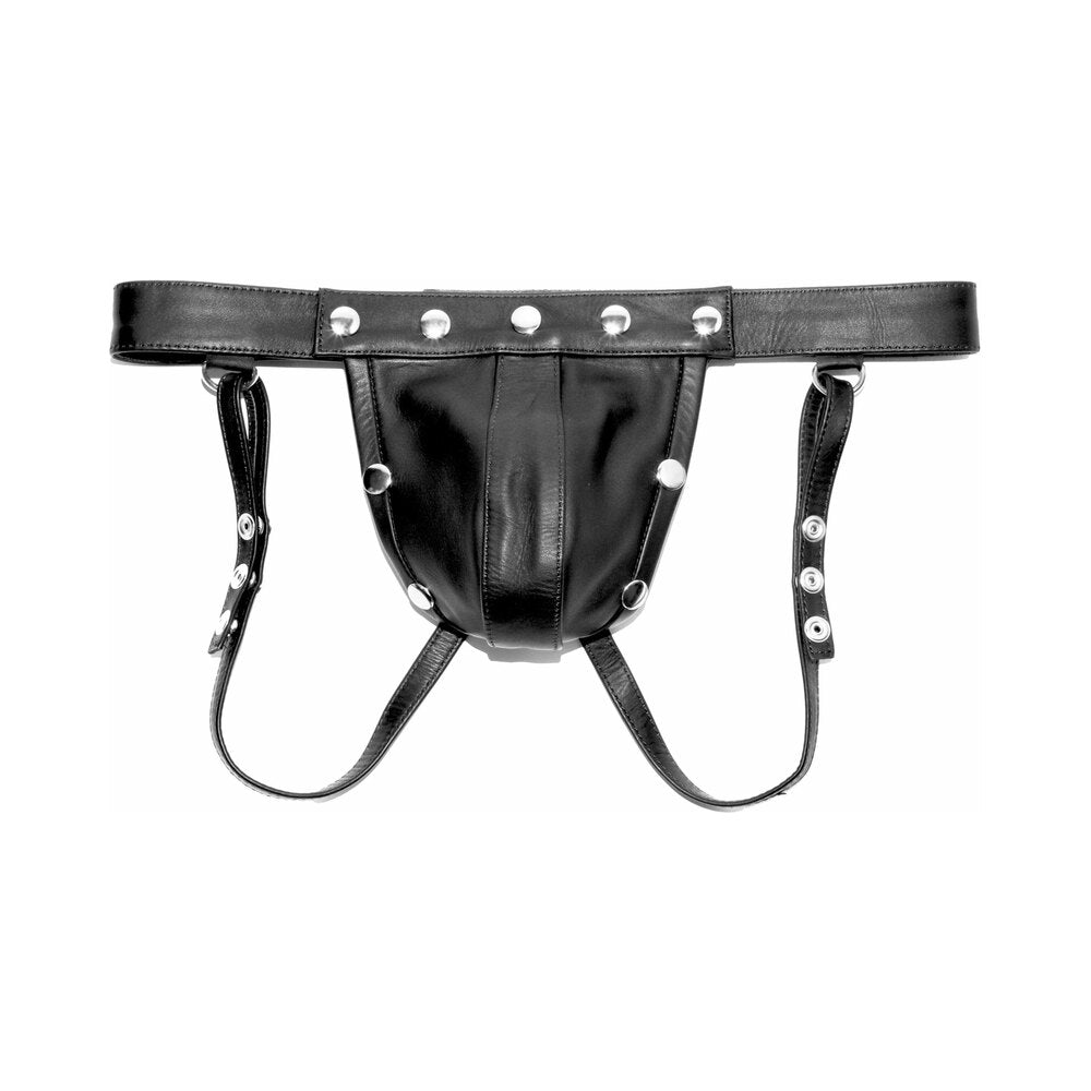 Prowler RED Leather Harness Jock Strap L