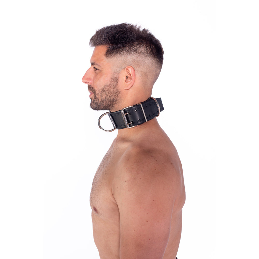 Prowler RED Leather Collar S/M