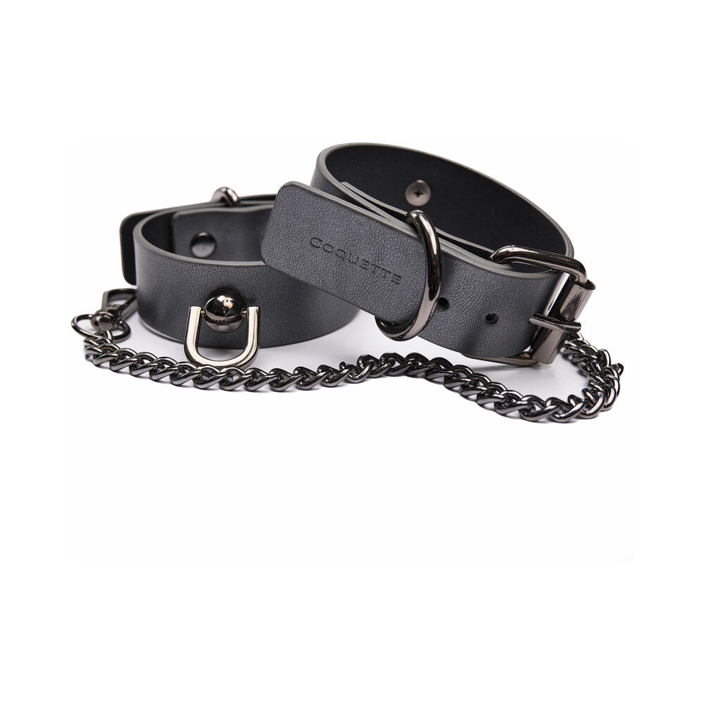 Coquette Pleasure Cuffs Grey