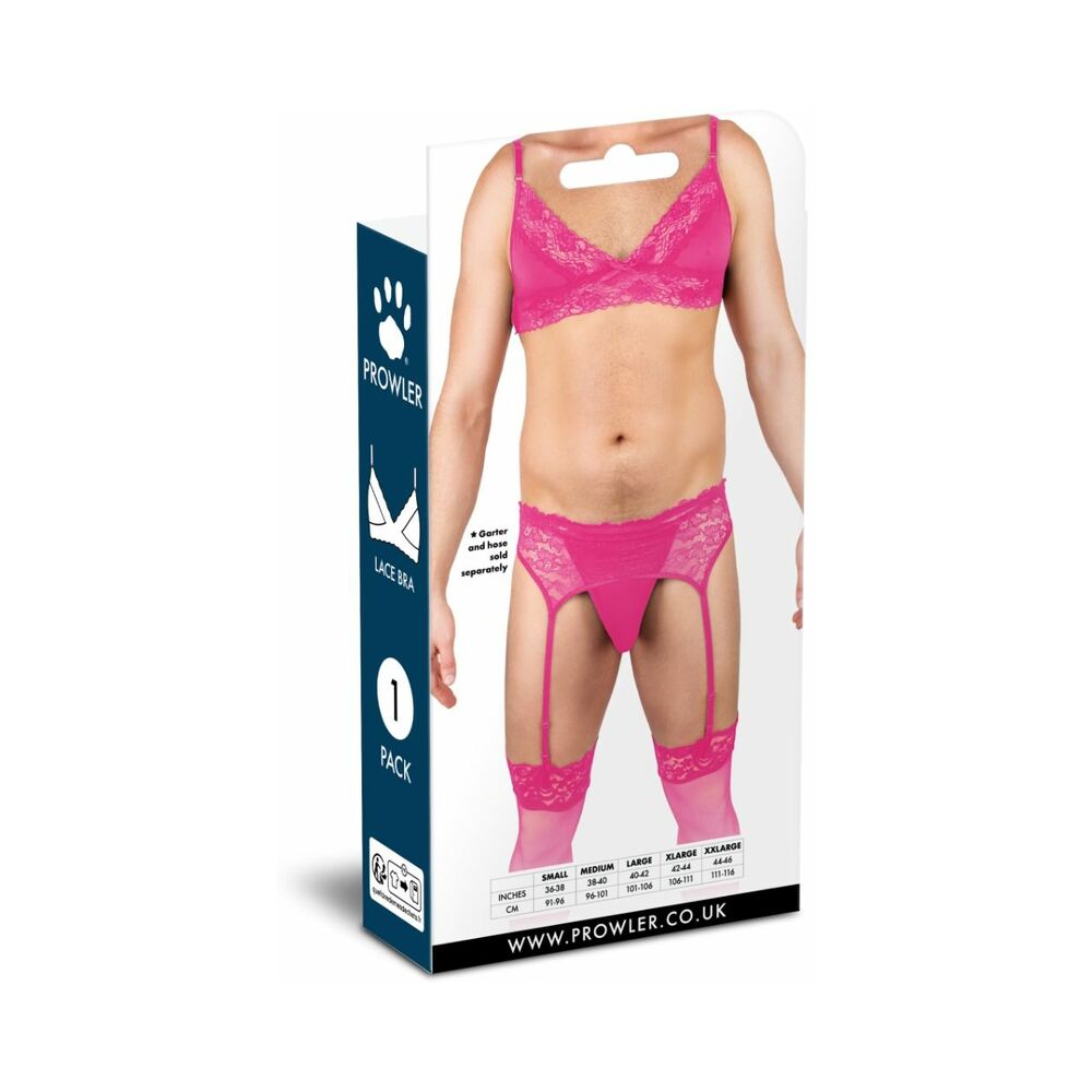 Prowler Lace Bra Pink L
