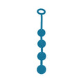LEVELZ Round Silicone Anal Balls Medium 30mm Teal