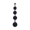 LEVELZ Round Silicone Anal Balls XXLarge 60 mm Black