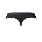 Male Power Open Ended Thong Open Black S/M