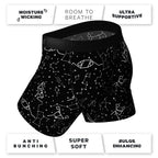 Shinesty The Big Bang Glow-in-the-Dark Constellation Ball Hammock Pouch Underwear with Fly 2XL